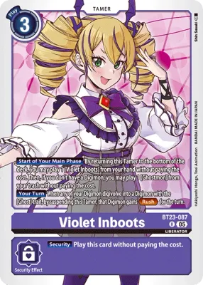 BT23-087 Violet Inboots, Rare