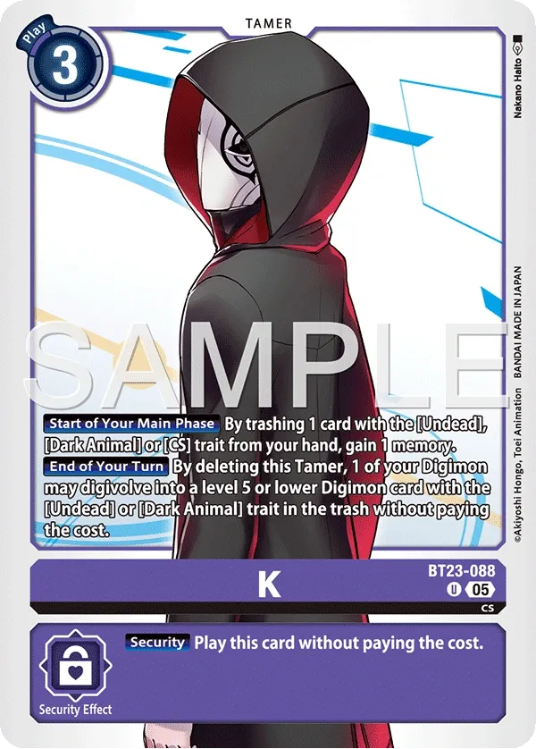 BT23-088 K, Uncommon