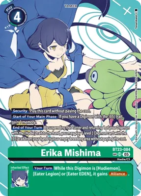 BT23-084 Erika Mishima, Super Rare, SP