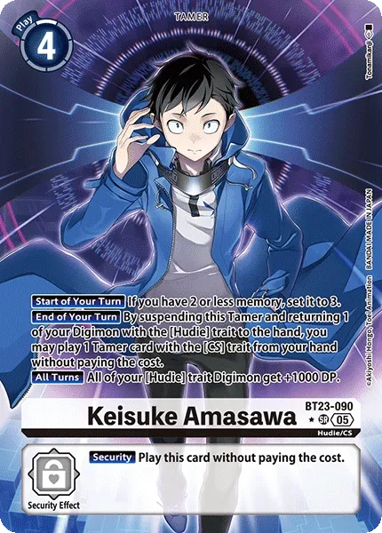 BT23-090 Keisuke Amasawa, Super Rare, AA