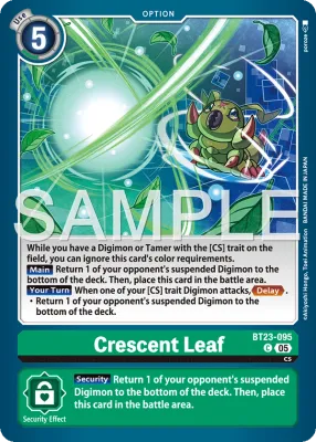 BT23-095 Crescent Leaf, Common