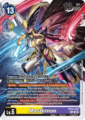 BT23-102 Mastemon, Secret Rare
