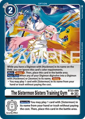 BT23-099 The Sistermon Sisters Training Gym, Uncommon