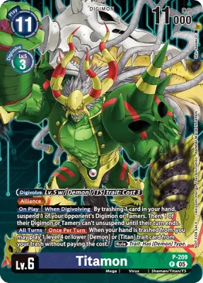 P-209 Titamon, Box Topper