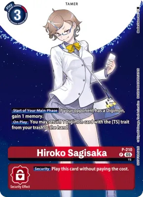 P-210 Hiroko Sagisaka, Box Topper