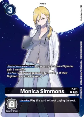 P-211 Monica Simmons, Box Topper