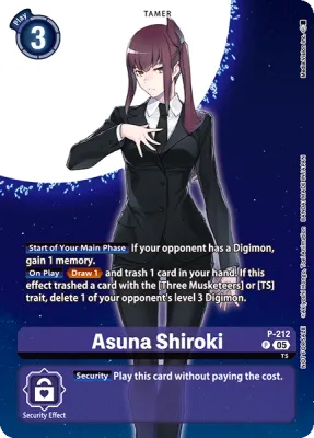 P-212 Asuna Shiroki, Box Topper