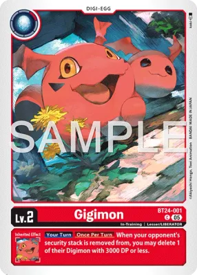 BT24-001 Gigimon, Common
