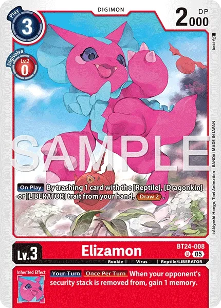 BT24-008 Elizamon, Uncommon