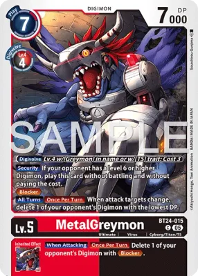 BT24-015 MetalGreymon, Common