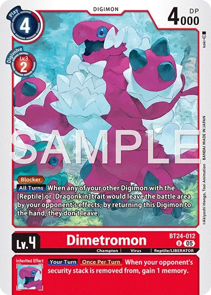 BT24-012 Dimetromon, Uncommon
