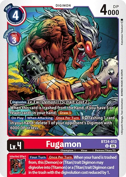 BT24-013 Fugamon, Uncommon