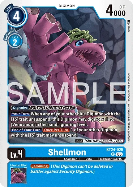 BT24-025 Shellmon, Rare