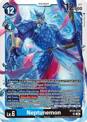 BT24-030 Neptunemon, Super Rare