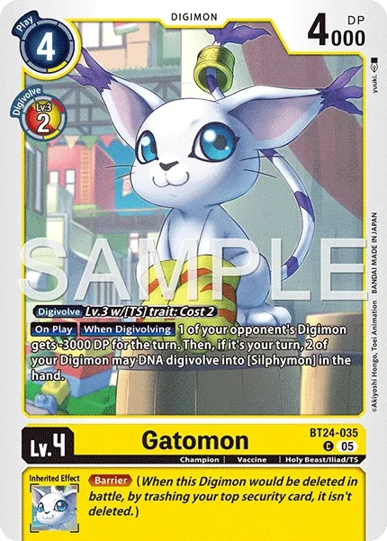 BT24-035 Gatomon, Common