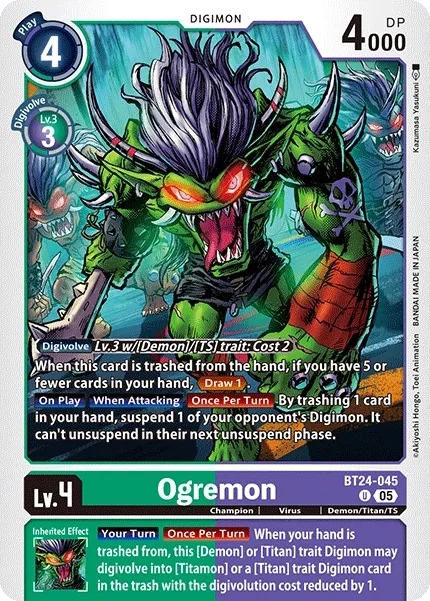 BT24-045 Ogremon, Uncommon