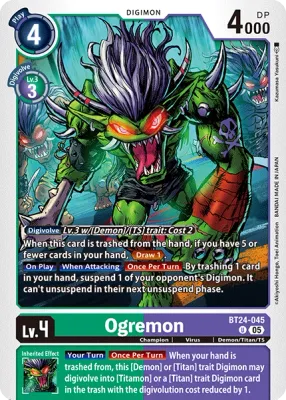 BT24-045 Ogremon, Uncommon