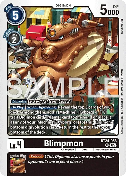 BT24-058 Blimpmon, Uncommon