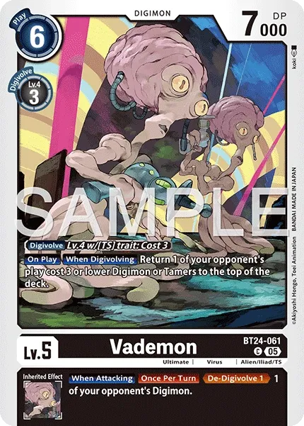 BT24-061 Vademon, Common