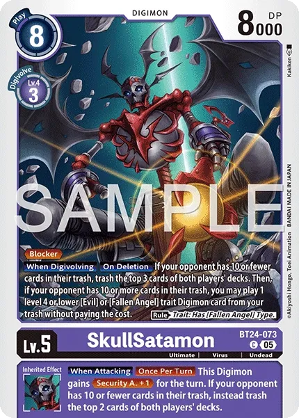 BT24-073 SkullSatamon, Common