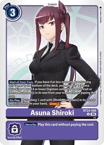 BT24-088 Asuna Shiroki, Uncommon