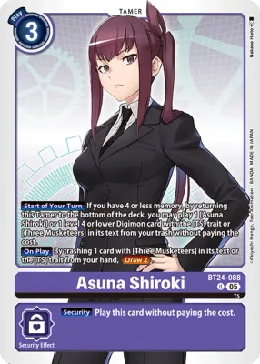 BT24-088 Asuna Shiroki, Uncommon