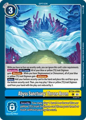 BT24-090 Abyss Sanctuary: Throne Room, Common