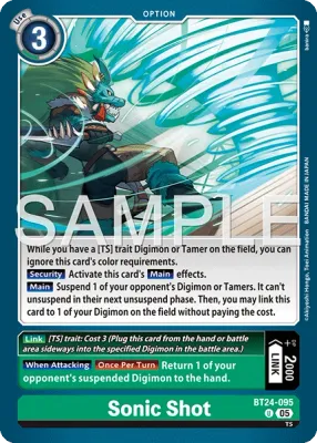 BT24-095 Sonic Shot, Uncommon