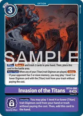 BT24-098 Invasion of the Titans, Uncommon