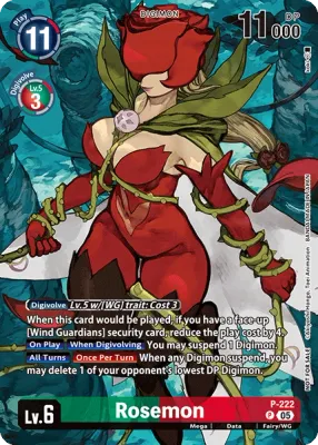 P-222 Rosemon, Box Topper