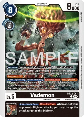 BT22-061 Vademon, Common