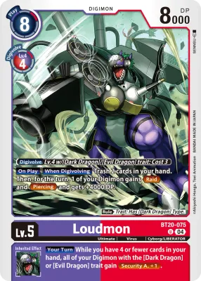 BT20-075 Loudmon, UC