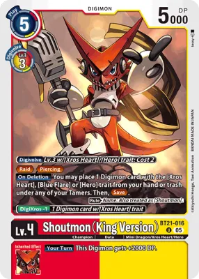 BT21-016 Shoutmon (King Version), UC