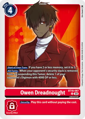 BT18-087 Owen Dreadnought, UC