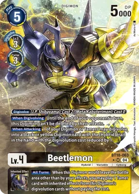 BT18-063 Beetlemon, SR, Alternative Art