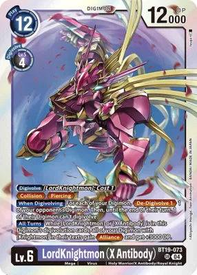 BT19-073 LordKnightmon (X-Antibody), SR
