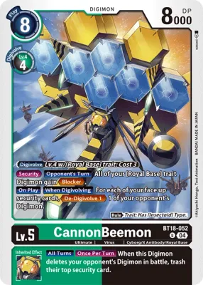BT18-052 CannonBeemon, UC