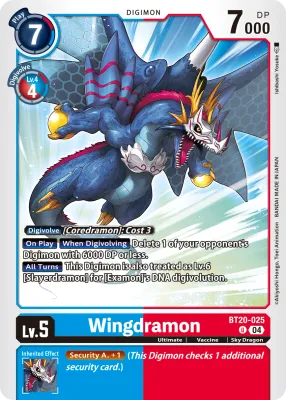 BT20-025 Wingdramon, UC