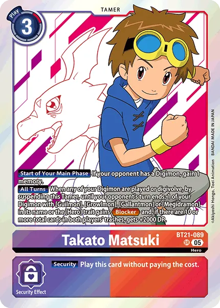 BT21-089 Takato Matsuki, SR