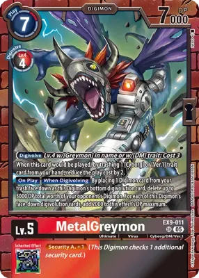 EX9-011 MetalGreymon, SR