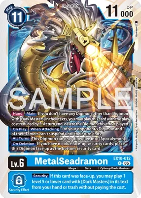 EX10-012 MetalSeadramon, Rare