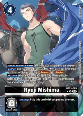 BT23-085 Ryuji Mishima, Super Rare, AA