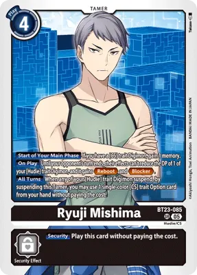 BT23-085 Ryuji Mishima, Super Rare