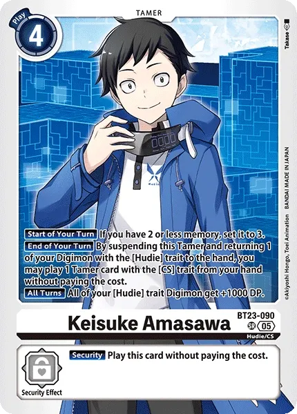 BT23-090 Keisuke Amasawa, Super Rare