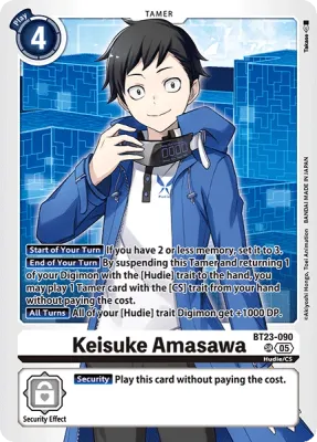BT23-090 Keisuke Amasawa, Super Rare
