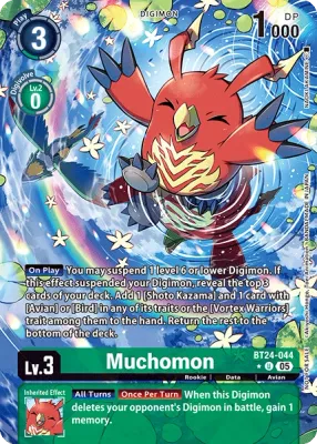 BT24-044 Muchomon, Uncommon, Box Topper