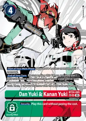 BT24-085 Dan Yuki &amp; Kanan Yuki, Super Rare, Special Rare