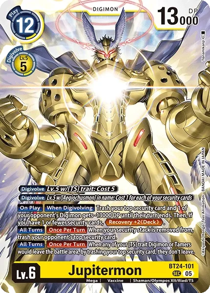 BT24-101 Jupitermon, Secret Rare
