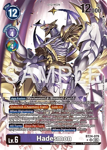 BT24-079 Hadesmon, Super Rare, Alternative Art