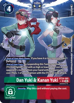 BT24-085 Dan Yuki &amp; Kanan Yuki, Super Rare, Alternative Art